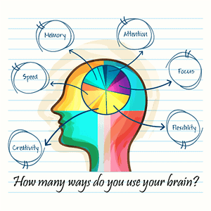 How many ways do you use your brain?
