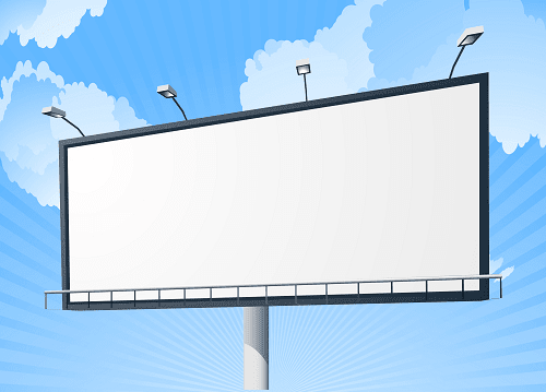 Billboard blank